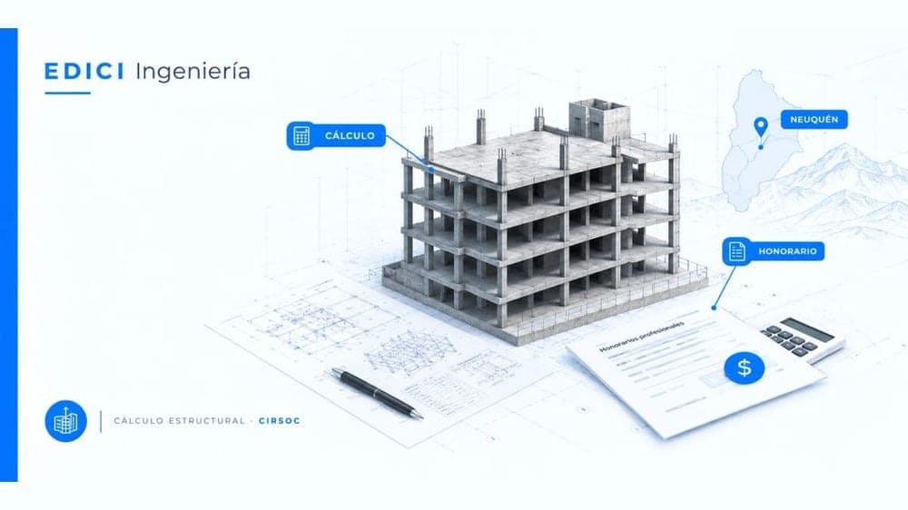 ¿Cuánto cuesta un cálculo estructural en Neuquén? El honorario mínimo, con números (2026)