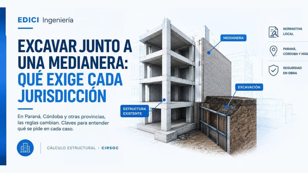 Excavar junto a una medianera: qué exige cada jurisdicción y quién responde si el vecino se raja