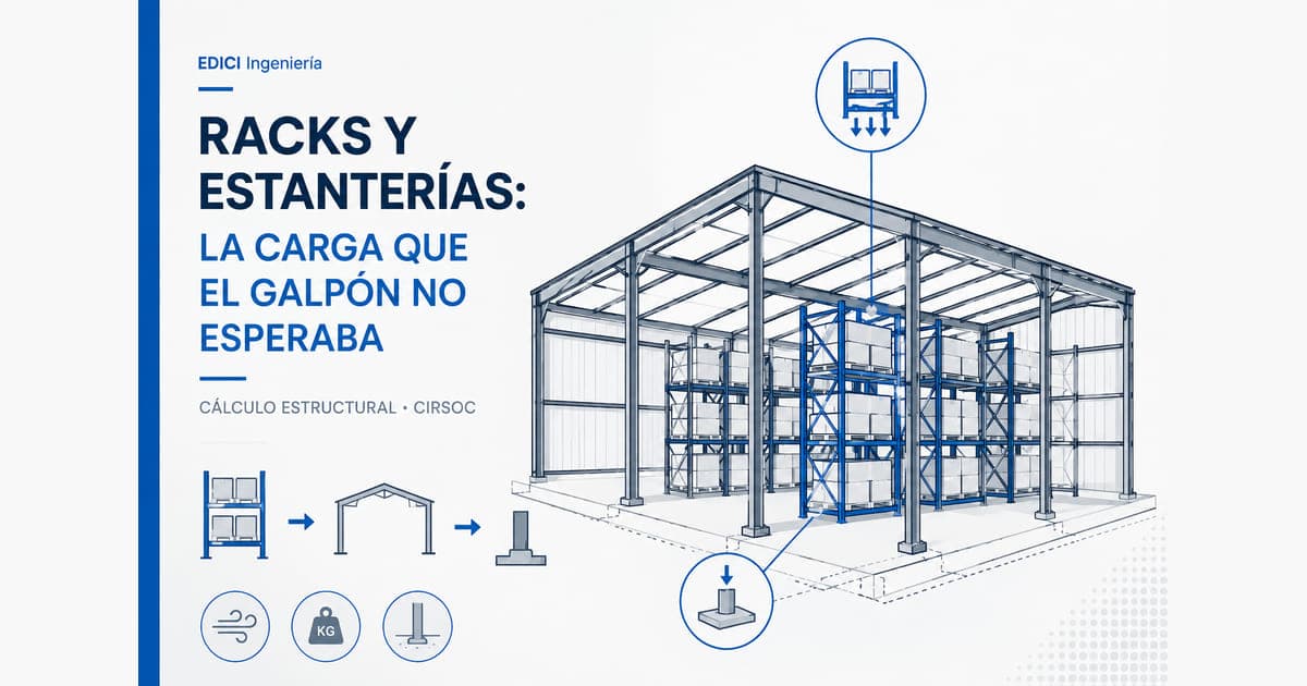 Racks y estanterías de gran altura en un galpón existente (Argentina 2026)