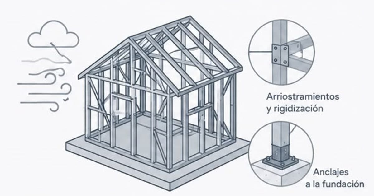¿Al steel frame se lo lleva el viento? Qué dice el cálculo estructural (Argentina 2026)