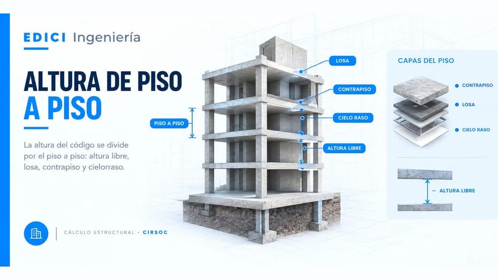 Altura de piso a piso: cuántos pisos entran en la altura que te da el código