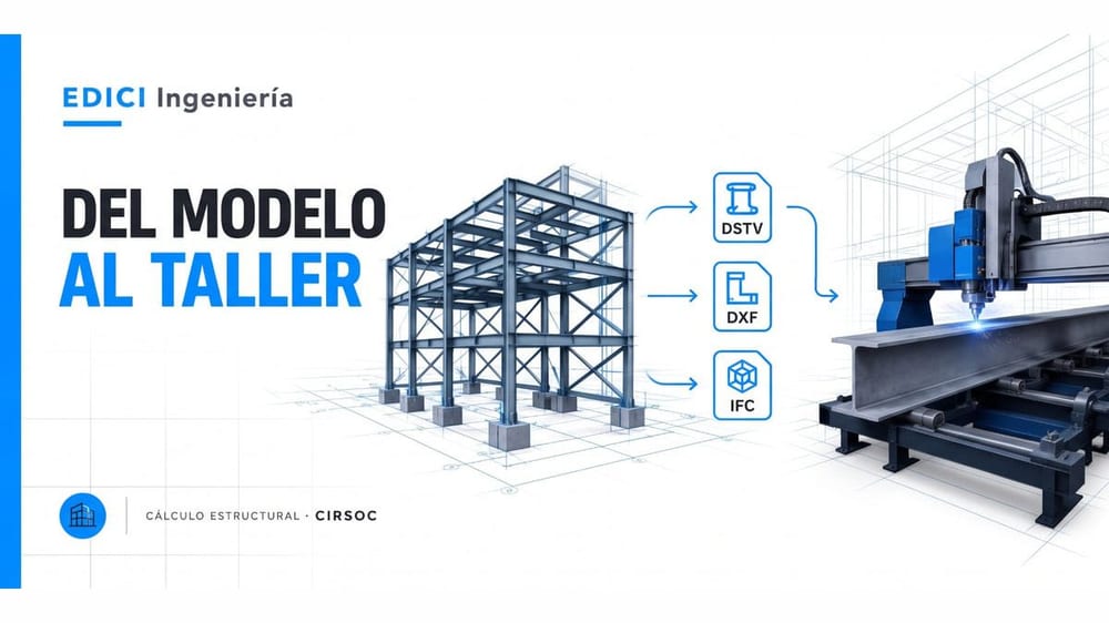Del modelo al taller: qué archivo necesita cada máquina (DSTV, DXF e IFC)