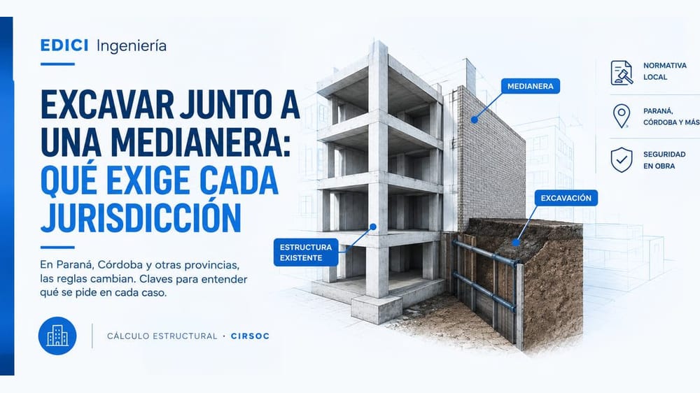Excavar junto a una medianera: qué exige cada jurisdicción y quién responde si el vecino se raja