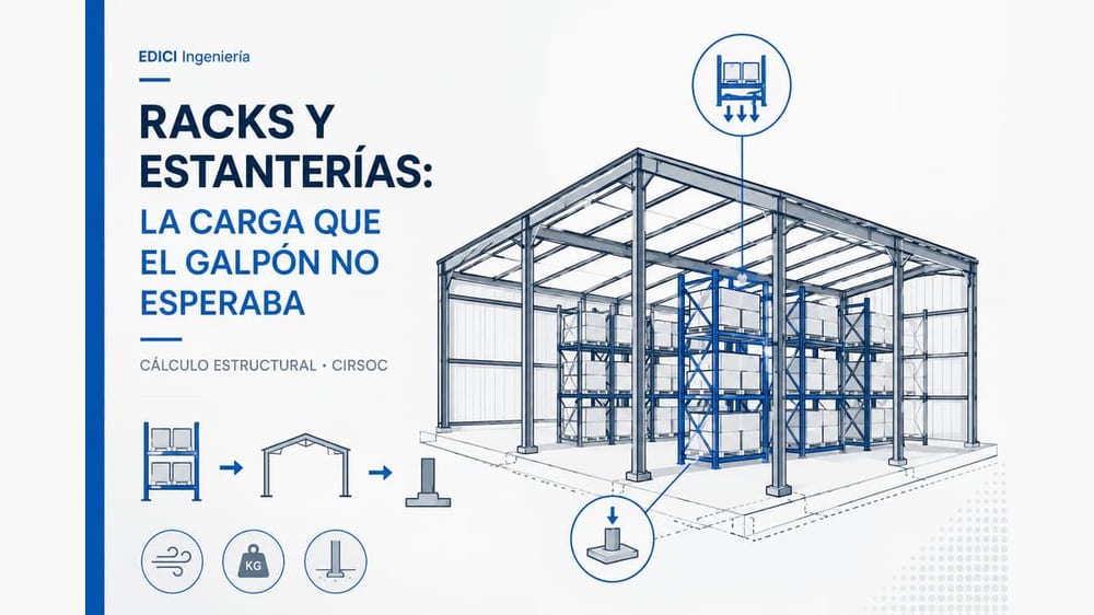 Racks y estanterías de gran altura en un galpón existente (Argentina 2026)
